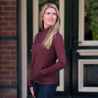 Cardigan Imperial Riding Amal femme Figue Violet Cardigan Imperial Riding Amal femme Figue Violet