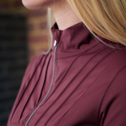 Cardigan Imperial Riding Amal femme Figue Violet