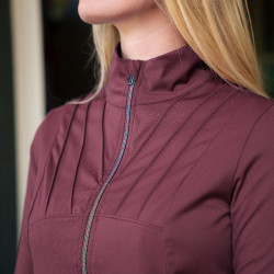 Cardigan Imperial Riding Amal femme Figue Violet