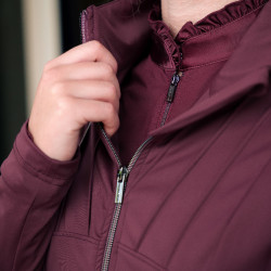 Cardigan Imperial Riding Amal femme Figue Violet