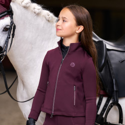 Cardigan Imperial Riding Carla kids Figue Violet Cardigan Imperial Riding Carla kids Figue Violet
