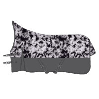 Couverture d'extérieur Imperial Riding Customized High Neck polaire Violet carreaux / gris Couverture d'extérieur Imperial Riding Customized High Neck polaire Violet carreaux / gris