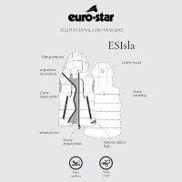 Doudoune sans manches Euro-Star Isla femme Marine Bleu marine Doudoune sans manches Euro-Star Isla femme Marine Bleu marine