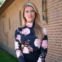 Haut col roué Imperial Riding Flora femme Imprimé fleur Motifs Haut col roué Imperial Riding Flora femme Imprimé fleur Motifs