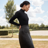 Jupe matelassée Euro-Star Amber femme Noir Jupe matelassée Euro-Star Amber femme Noir