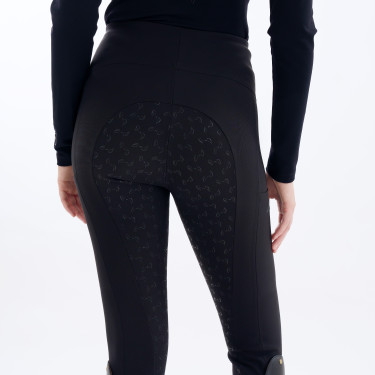 Legging d'équitation Euro-Star Empower winter FullGrip femme Noir Legging d'équitation Euro-Star Empower winter FullGrip femme Noir