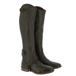 Mini-chaps Equithème Soft Havane Marron