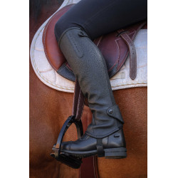 Mini-chaps Equithème Soft Noir