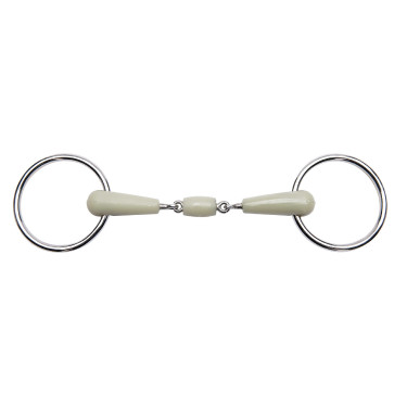 Mors 2 anneaux Feeling flexi double brisure Mors 2 anneaux Feeling flexi double brisure