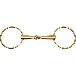 Mors 2 grands anneaux Feeling maillechort gros canons Mors 2 grands anneaux Feeling maillechort gros canons