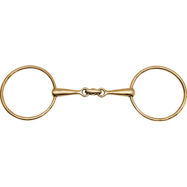 Mors 2 grands anneaux fins Feeling Anatomic maillechort Mors 2 grands anneaux fins Feeling Anatomic maillechort
