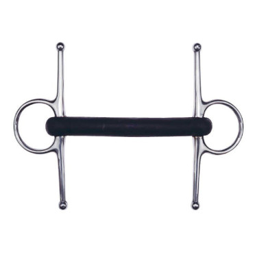Mors aiguille Feeling caoutchouc droit Mors aiguille Feeling caoutchouc droit