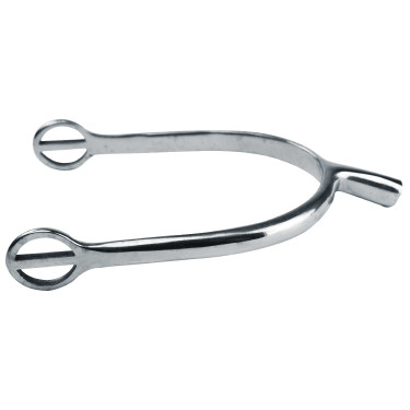 Éperons Feeling Prince de Galles à passants arrondis inox Éperons Feeling Prince de Galles à passants arrondis inox