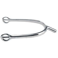 Eperons Feeling Prince de Galles compensés à passants arrondis inox Eperons Feeling Prince de Galles compensés à passants arrondis inox