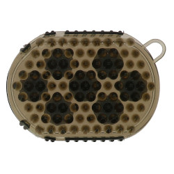 Gant double face étrille et massage Noir Gant double face étrille et massage Noir