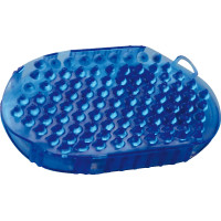 Gant double face étrille et massage Bleu roi Gant double face étrille et massage Bleu roi