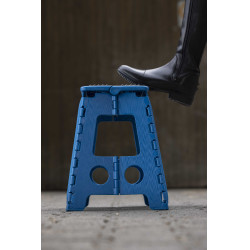 Tabouret-marchepied pliant Hippo-Tonic Grip Turquoise Bleu Tabouret-marchepied pliant Hippo-Tonic Grip Turquoise Bleu