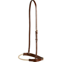 Muserolle française corde Eric Thomas Pro Havane Marron Muserolle française corde Eric Thomas Pro Havane Marron