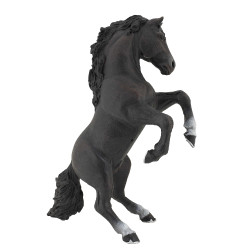 Figurine Cheval cabré noir Papo