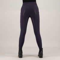 Legging d'équitation HV Polo Estrelle FullGrip femme Bois Beige