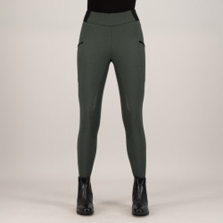 Legging d'équitation HV Polo Estrelle FullGrip femme Vert canard