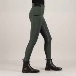 Legging d'équitation HV Polo Estrelle FullGrip femme Vert canard