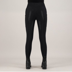 Legging d'équitation HV Polo Estrelle FullGrip femme Noir Legging d'équitation HV Polo Estrelle FullGrip femme Noir