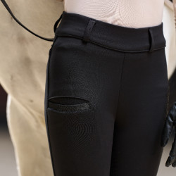 Legging d'équitation Imperial Riding Comfi Sparks FullGrip kids Noir