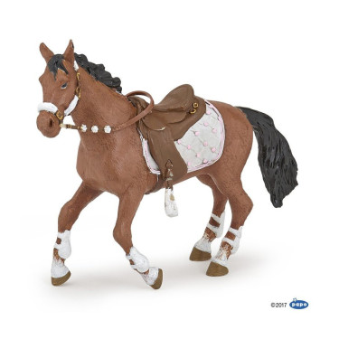 Figurine Cheval de la cavalière fashion hiver Papo Figurine Cheval de la cavalière fashion hiver Papo