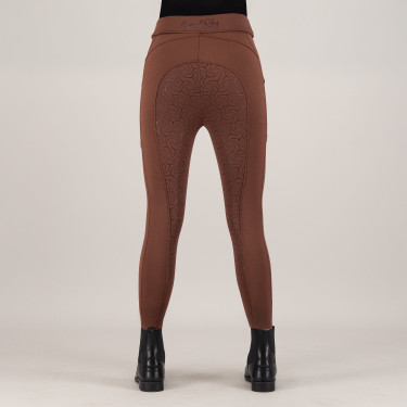 Legging d'équitation Imperial Riding Teddy FullGrip femme Bronze Marron