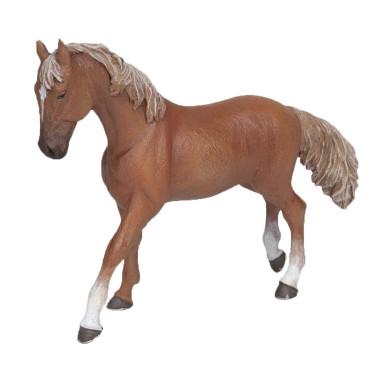 Figurine jument Papo pur-sang anglaise alezan Figurine jument Papo pur-sang anglaise alezan