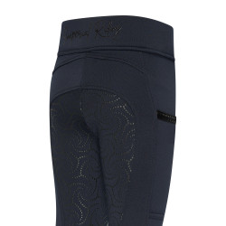 Legging d'équitation Imperial Riding Teddy FullGrip kids Marine Bleu marine