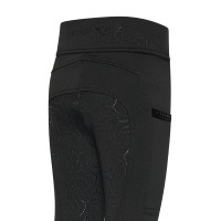 Legging d'équitation Imperial Riding Teddy FullGrip kids Noir