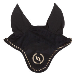 Bonnet chasse-mouches Back On Track à oreilles Noir Bonnet chasse-mouches Back On Track à oreilles Noir