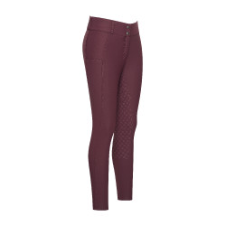 Pantalon d'équitation Imperial Riding Bilou FullGrip femme Figue Violet Pantalon d'équitation Imperial Riding Bilou FullGrip femme Figue Violet