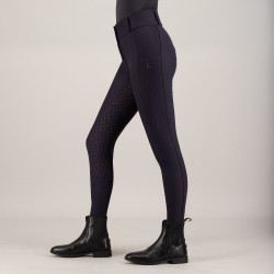Pantalon d'équitation Imperial Riding Bilou FullGrip femme Marine Bleu marine