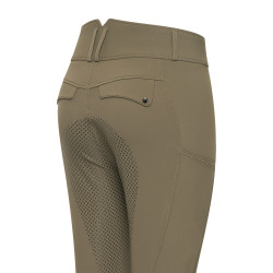 Pantalon d'équitation Imperial Riding Bliss hiver FullGrip femme Vert olive Pantalon d'équitation Imperial Riding Bliss hiver FullGrip femme Vert olive