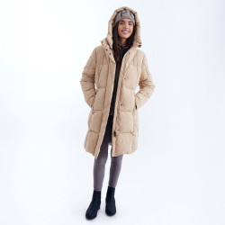 Parka HV Polo Fanny femme Champagne Beige Parka HV Polo Fanny femme Champagne Beige