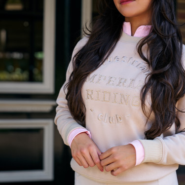 Pull Imperial Riding Joyce femme Gris / sable