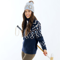 Pullover HV Polo Dorian femme Marine Bleu marine