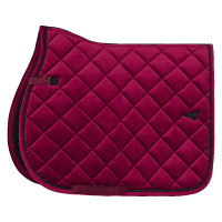 Tapis de selle Euro-Star Velvet GP Cerise noire