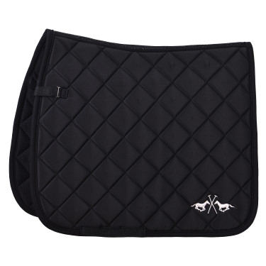 Tapis de selle HV Polo Celia club Dessage Noir