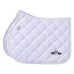 Tapis de selle HV Polo Celia club GP Blanc Tapis de selle HV Polo Celia club GP Blanc
