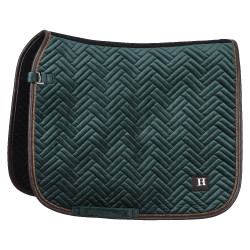 Tapis de selle HV Polo Luxury Dressage Vert canard