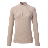 Top HV Polo Floria femme Bruyère naturelle Beige Top HV Polo Floria femme Bruyère naturelle Beige
