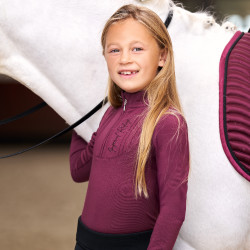 Top Imperial Riding Alinda kids Figue Violet