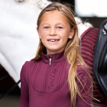 Top Imperial Riding Alinda kids Figue Violet