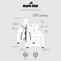 Veste Euro-Star Carmey femme Marine Bleu marine Veste Euro-Star Carmey femme Marine Bleu marine
