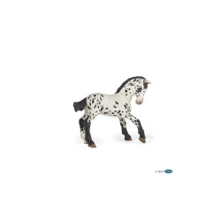 Figurine Poulain Appaloosa noir Papo