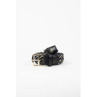 Ceinture Harcour x Versailles Charline Marine / doré clair Bleu marine Ceinture Harcour x Versailles Charline Marine / doré clair Bleu marine
